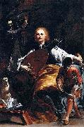 Giuseppe Maria Crespi Count Fulvio Grati oil painting on canvas